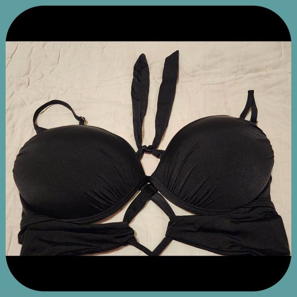 AZURA || Strappy Hollow One-Piece Bathing Suit (SIZE 10) - Picture 2 of 6